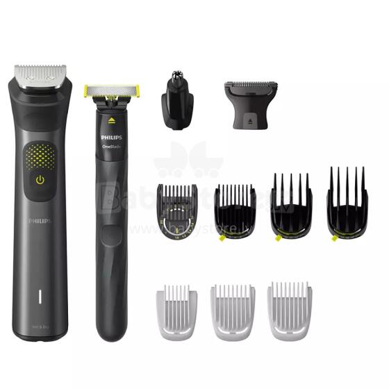 Akcija! PHILIPS Multigroom series 9000 All-in-one trimmeris sejai, matiem un ķermenim, melns