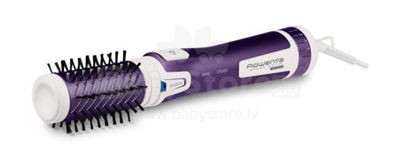 ROWENTA rotējošs matu veidotājs Brush Activ  Volume&amp;Shine, 1000 W, balta/violeta