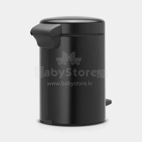 BRABANTIA atkritumu tvertne ar pedāli NewIcon, 3 l, Matt Black