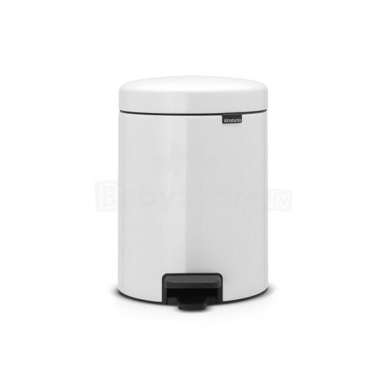 BRABANTIA atkritumu tvertne ar pedāli NewIcon, 5 l, White