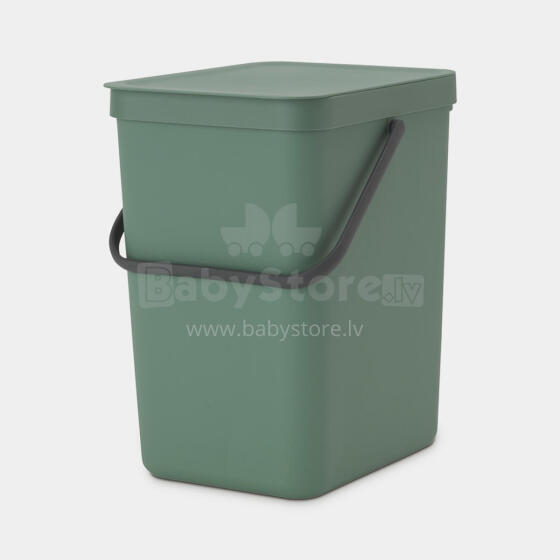 BRABANTIA atkritumu tvertne Sort &amp; Go, 25 l, Fir Green