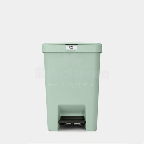 BRABANTIA atkritumu tvertne ar pedāli StepUp,25 l, Jade Green