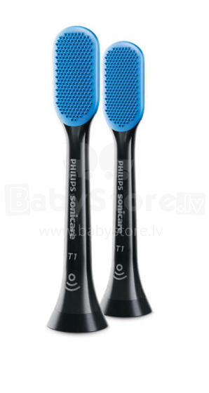 Sonicare TongueCare+ mēles birstes, 2 gab  (melnas)