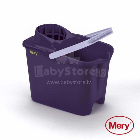 Mery kibiras su gręžimo grotelėmis, 14 l, violetinis