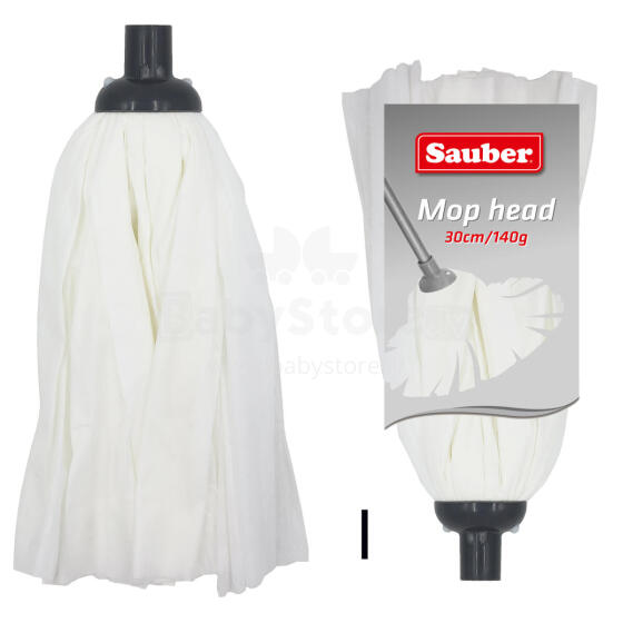 Interchangeable mop head viscose/polyester 140g/30cm