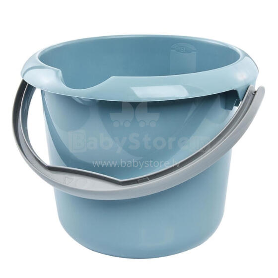 Bucket with spout 5L Mika &Oslash;24x20cm blue