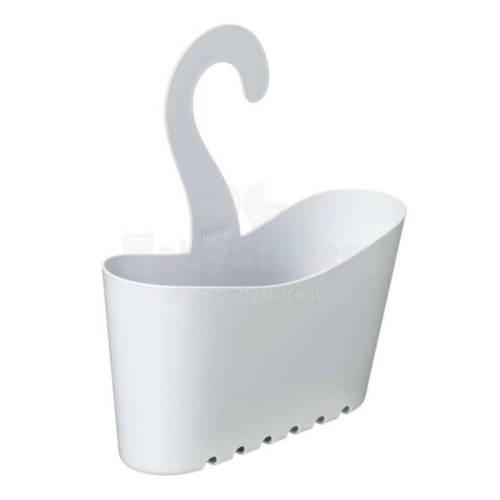 Hanging bathroom multifunctional shelf 25x9x28cm white