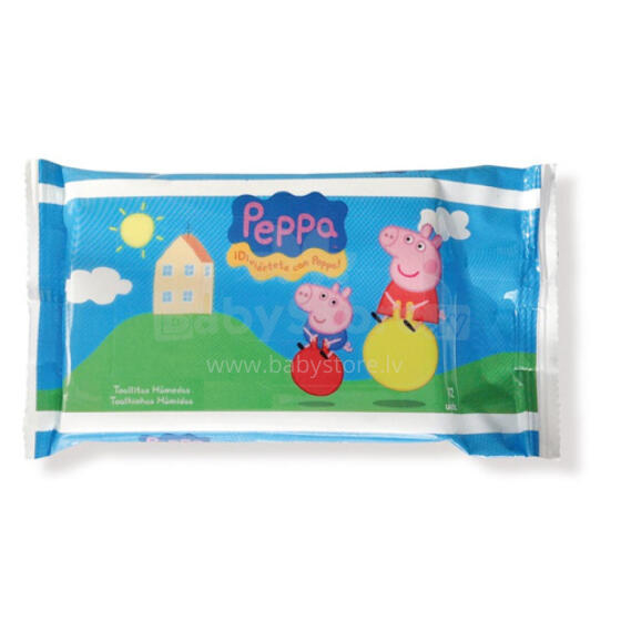 Drėgnos kūdikių servetėlės Fresh Peppa Pig, 12 vnt.