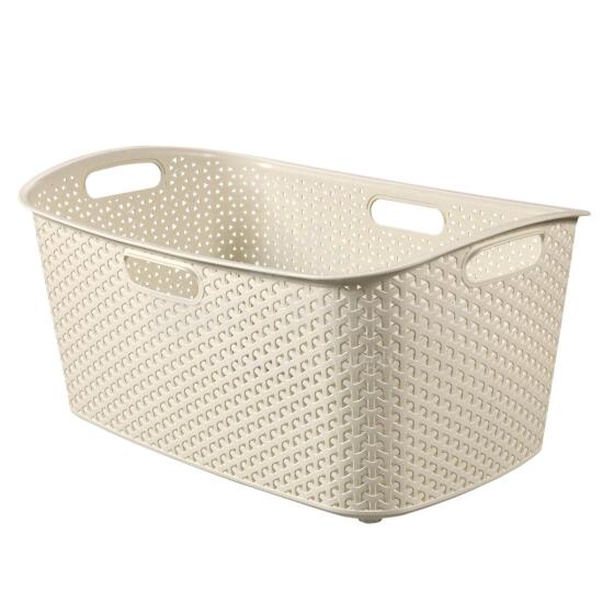 Laundry basket My Style 47L 60x39x28cm in cream