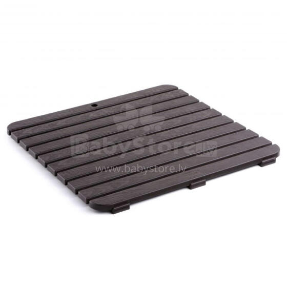 Shower tray 55x55cm brown