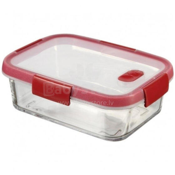 Glass food bowl rectangle 0,9L Smart Cook