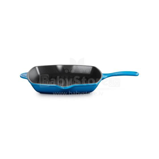 Le Creuset Cast iron grill pan square 26x26cm blue