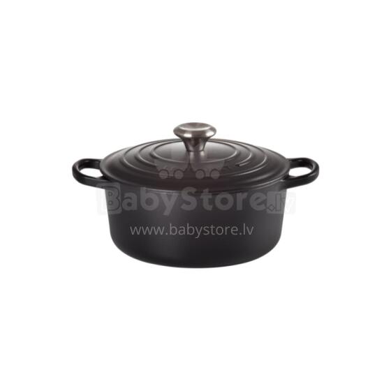 Le Creuset Cast iron pot round &Oslash;26cm / 5,3L mat black