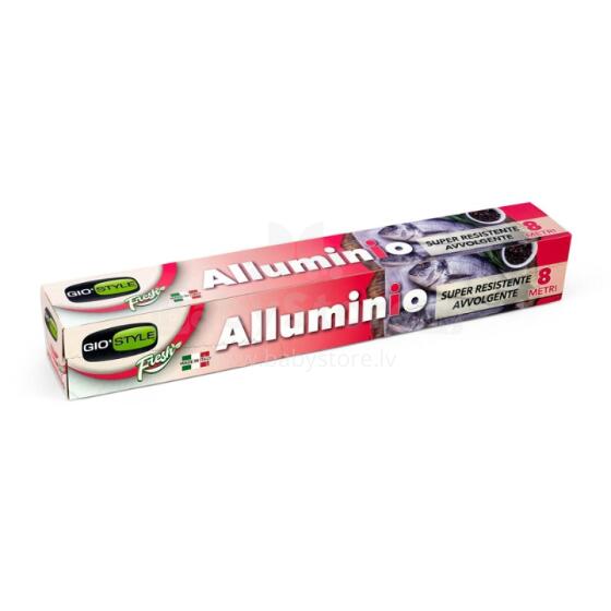 Aluminum foil 8m / 12&micro;m / &Oslash;3x30cm