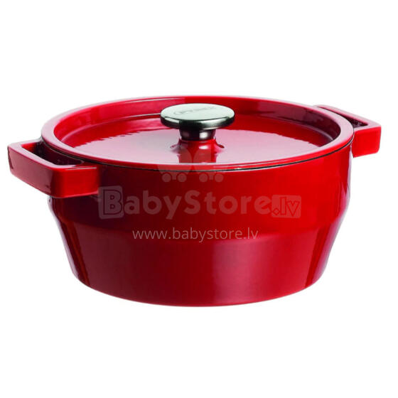 Pyrex SLOWCOOK ketaus puodas 24cm 3,6l raudonas