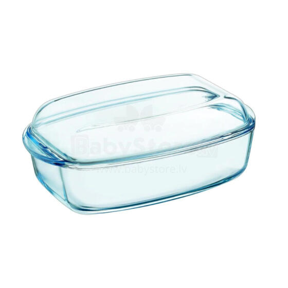 Pyrex karščiui atsparus indas su dangčiu Essentials, 4.5 l