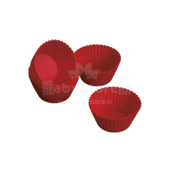 Silicone cupcake forms 6 pcs. Juliette &Oslash; 6.5 x 3 cm