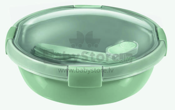 Food container Lunch round 1L Smart Eco To Go &Oslash;20x7cm soft green 