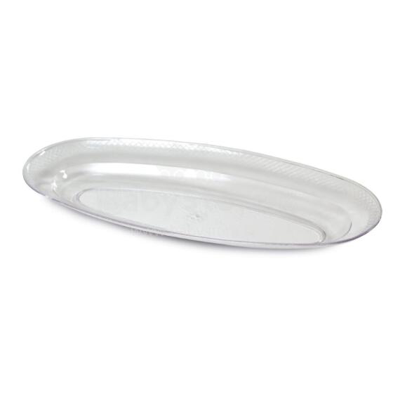 Plastic trays transparent set of 2 Easy Bake 46x23cm 