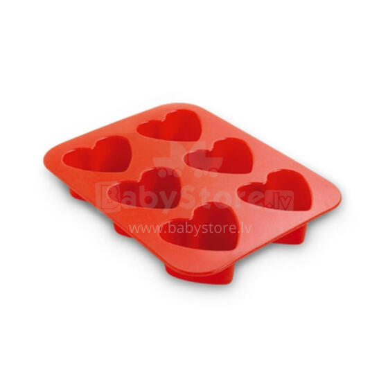 Hearts 6 pieces silicone Juliette 17x22,5x3,8cm