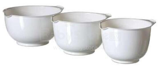 Mixing bowl set 3pcs white