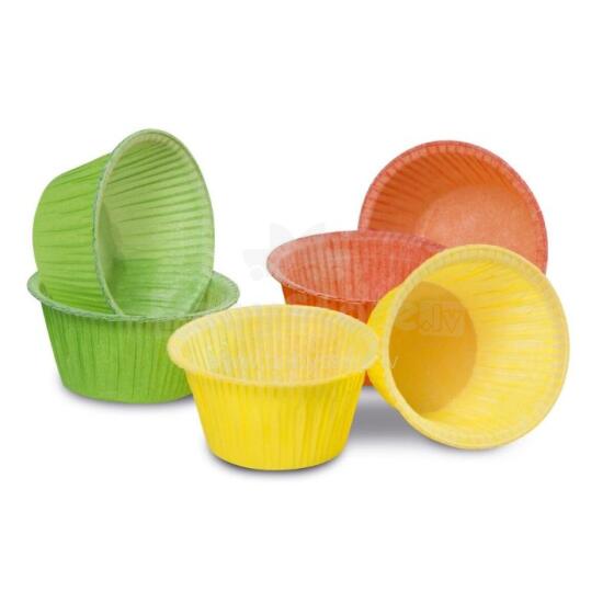 Easy Bake cupcake tins 6 pcs coloured &Oslash; 5 x 4 cm