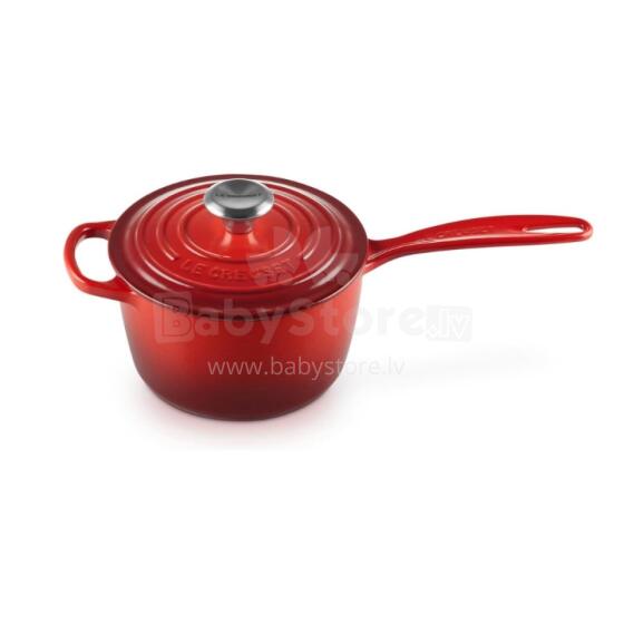 Le Creuset Čuguna mērces katliņš &Oslash;16cm / 1,5L sarkans