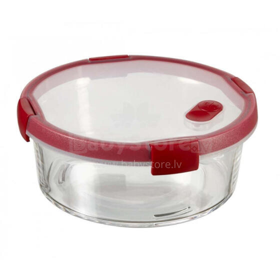 Glass food bowl round 1,2L Smart Cook