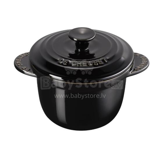 Le Creuset Trauks Mini Cocotte akmens masas &Oslash;13cm / 0,45L melns