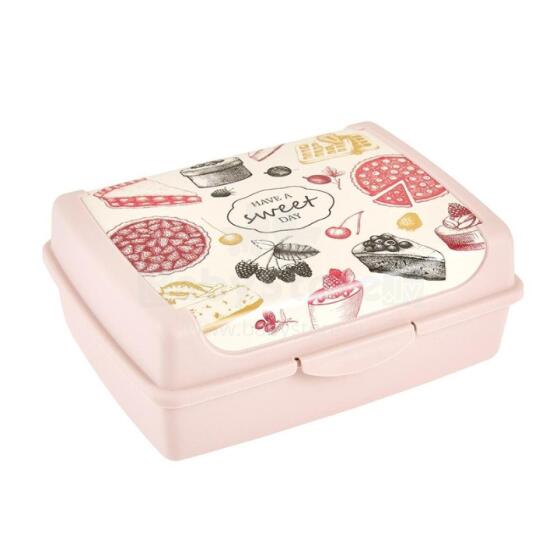 Контейнер для хранения продуктов click-box midi 1L Carla &amp;quot;Sweet day&amp;quot; 17x13x7cm розовый