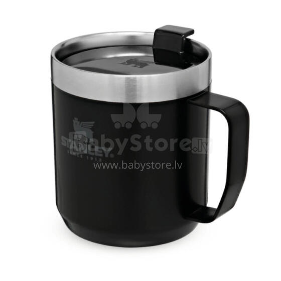 Krūze The Stay-Hot Camp Mug Classic 0,35L matēti melna