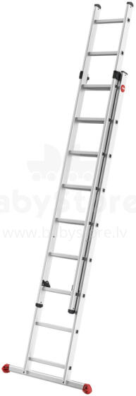 S80 ProfiStep duo laiptai / aliuminis / 2x9 pakopos