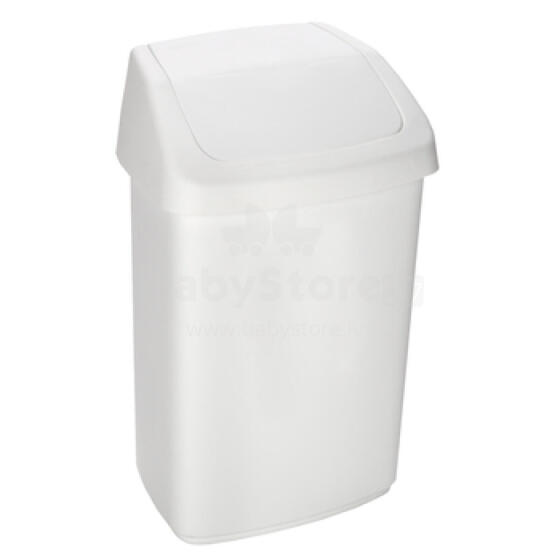 Waste bucket Swing Top 25L 34,6x27,8x51,1cm white