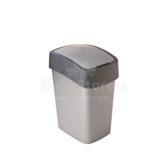 Waste bucket Flip Bin 25L silver/grey 