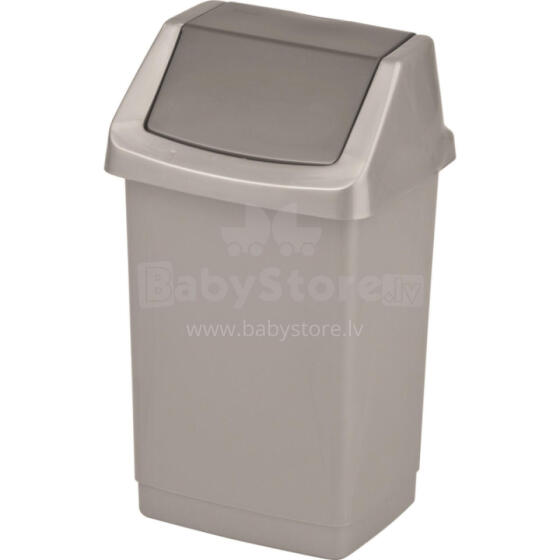 Click-it waste bucket 9L 22,9x18,9x38,1cm silver