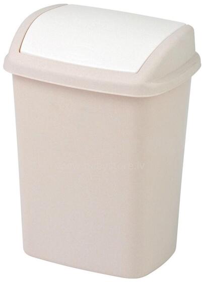 Waste bucket Dominik 25L 36,5x29,1x48cm beige