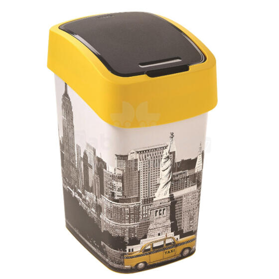 Atkritumu spainis Deco Flip Bin 25L New York