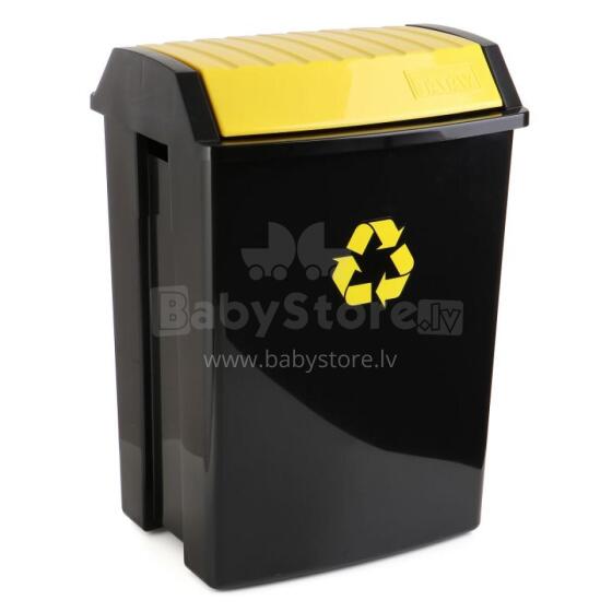 Waste bin 50L yellow