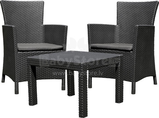 Garden furniture set Rosario Balcony Set grey