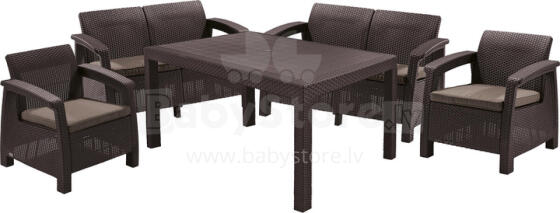 Garden furniture set Corfu Fiesta Set brown