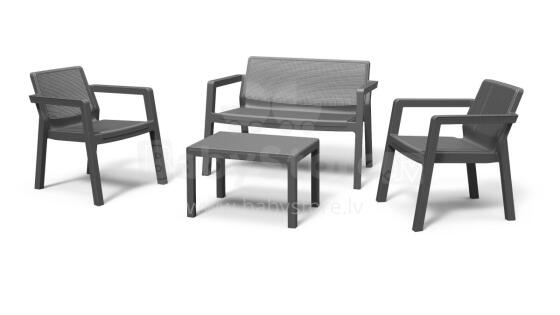 Garden furniture set Emily Patio Set grey