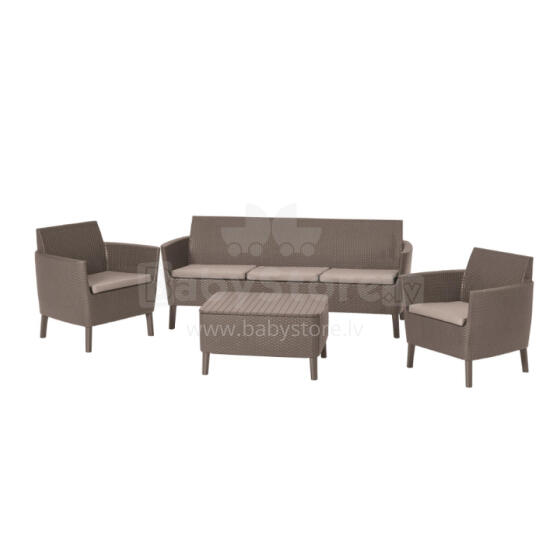 Комплект садовой мебели Salemo 3 Seater Set бежевый