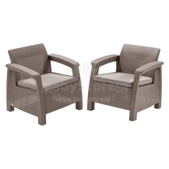 Garden chairs Corfu Duo Set beige