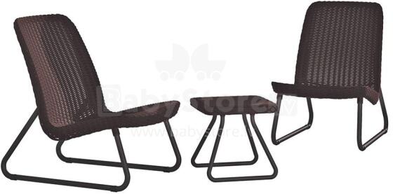 Garden furniture set Rio Patio Set brown