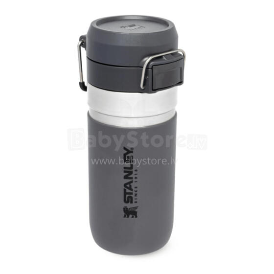 Stanley termo butelis The Quick Flip Water Bottle Go, 0,47 l, pilkas