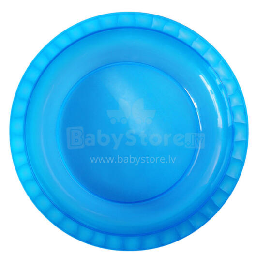 Deep plate &Oslash;21cm Trippy transparent blue