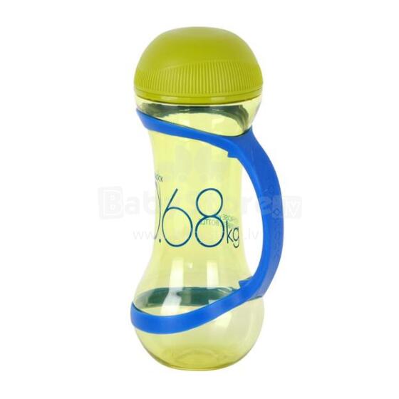 Pudele Dumbbell 560ml, gaiši zaļa