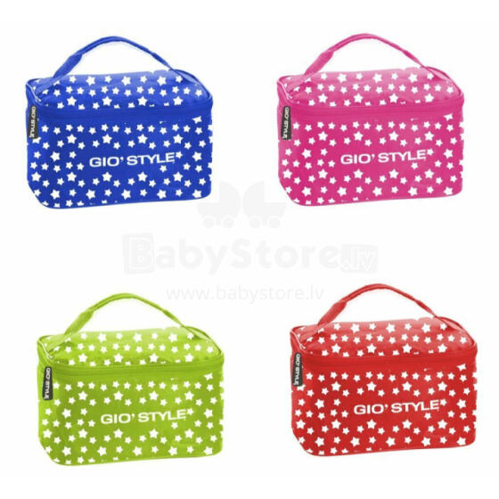 Termiskā pusdienu soma Stars Lunch Bag asorti, sarkana/zaļa/zila/rozā