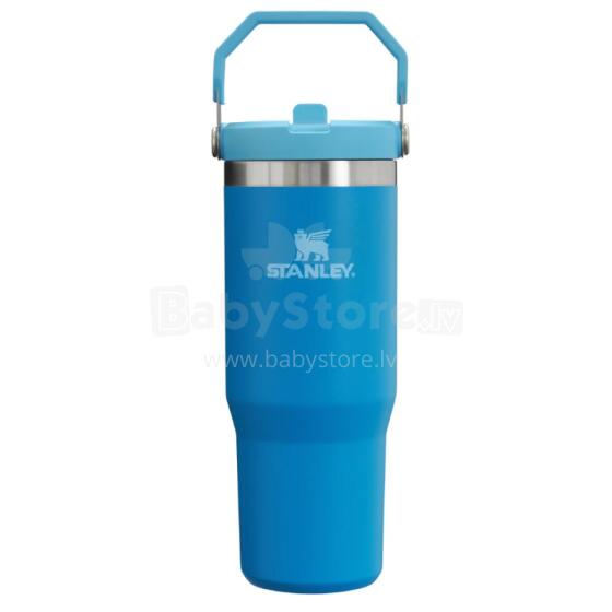 Thermal bottle with straw The IceFlow Flip Straw Tumbler 0,89L blue