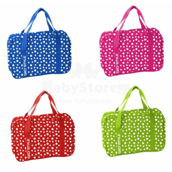 Thermal bag Stars 12 assorted red/green/blue/pink